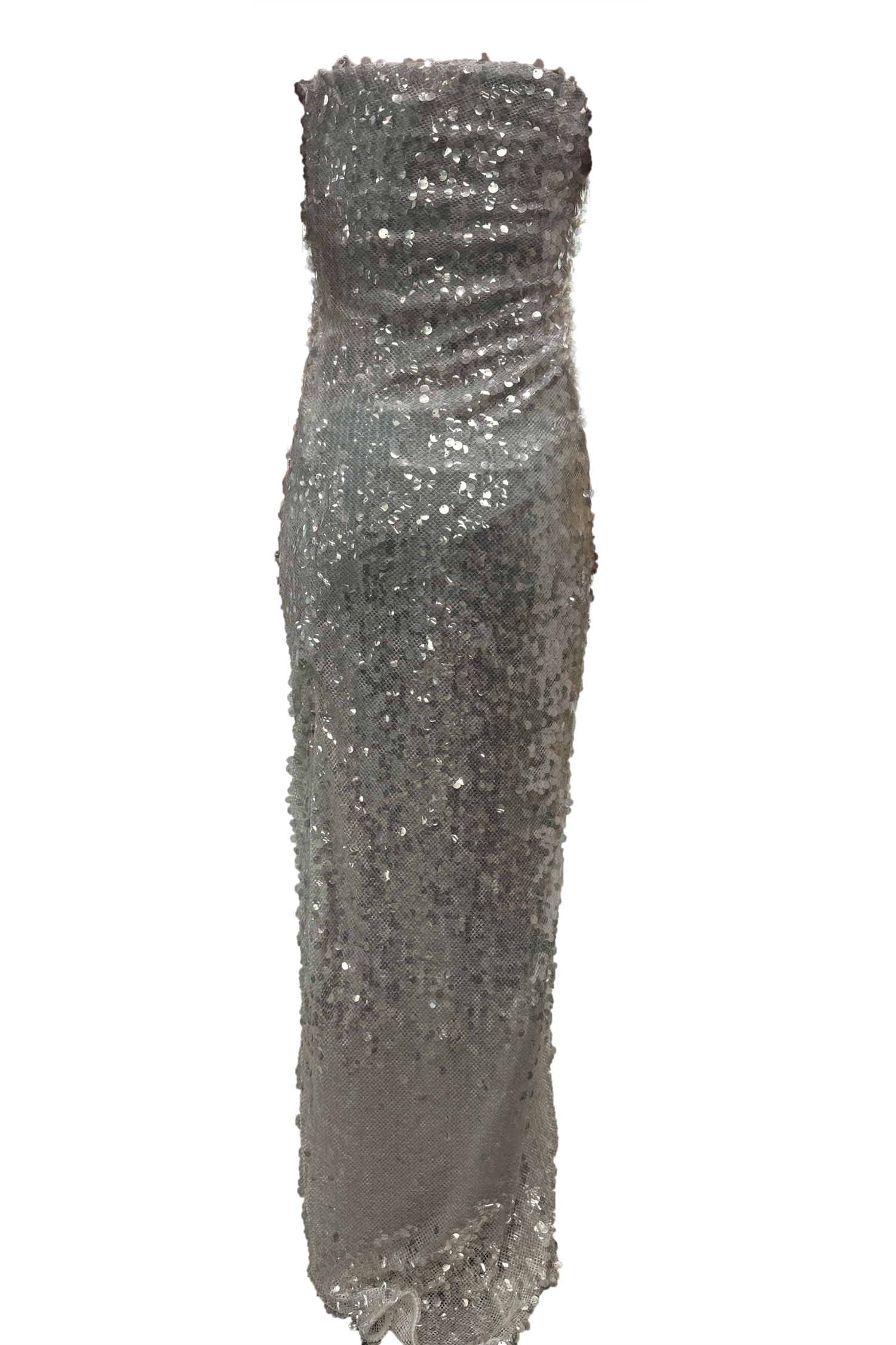 OPALINE SEQUIN STRAPLESS GOWN