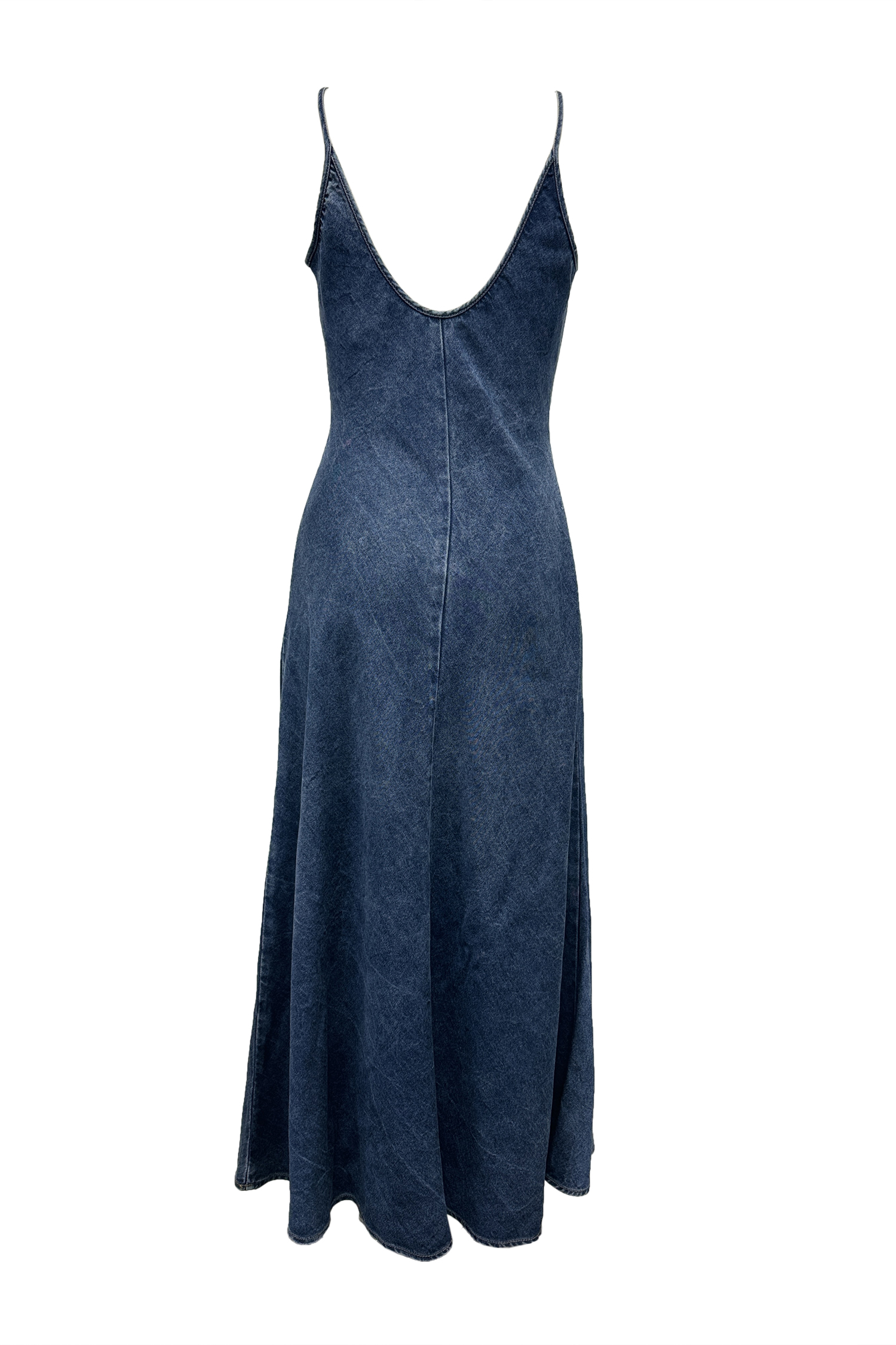 TWIST FRONT DENMIN DRESS