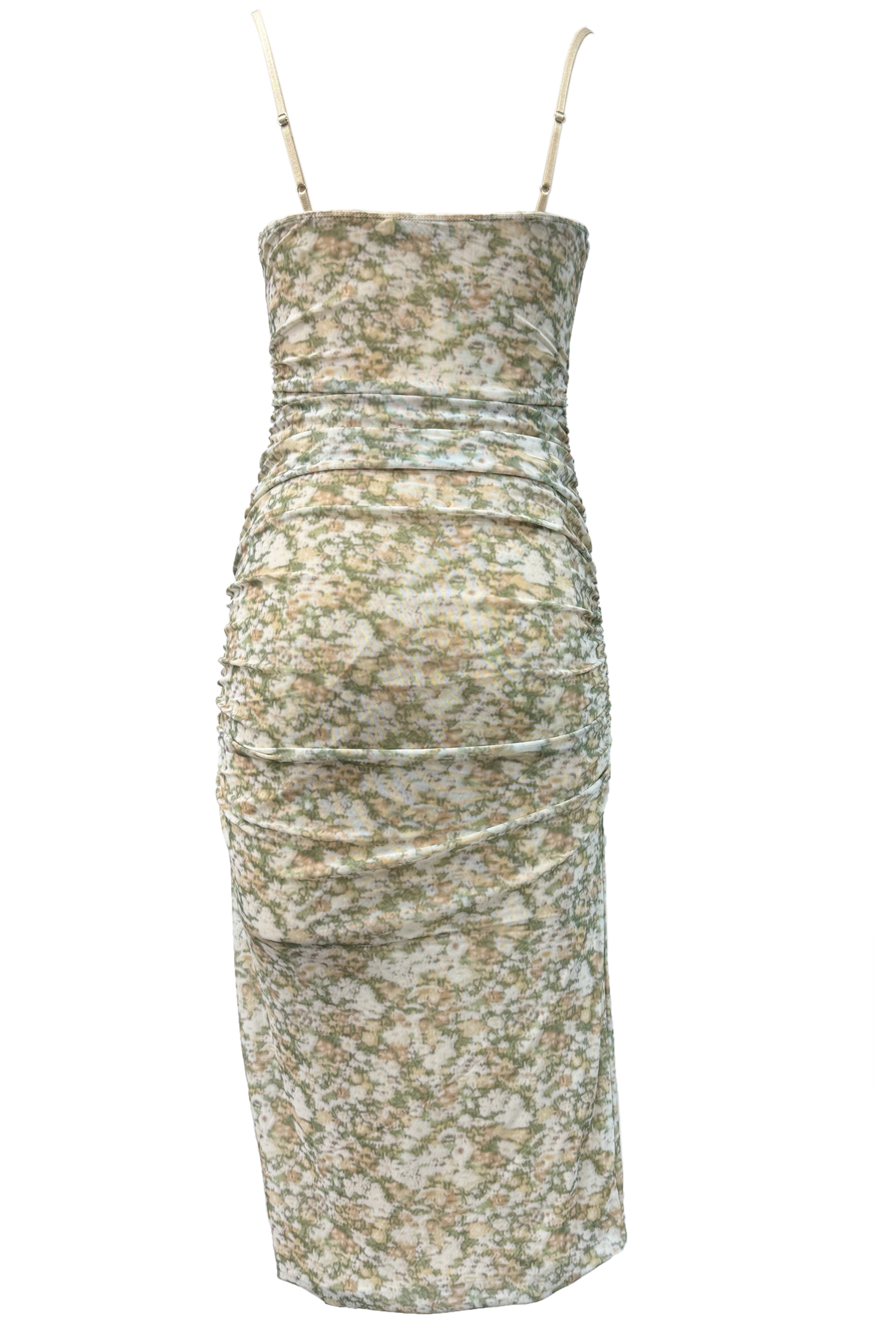 majorelle floral print midi dress